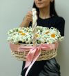 Корзина с ромашками "Прованс"