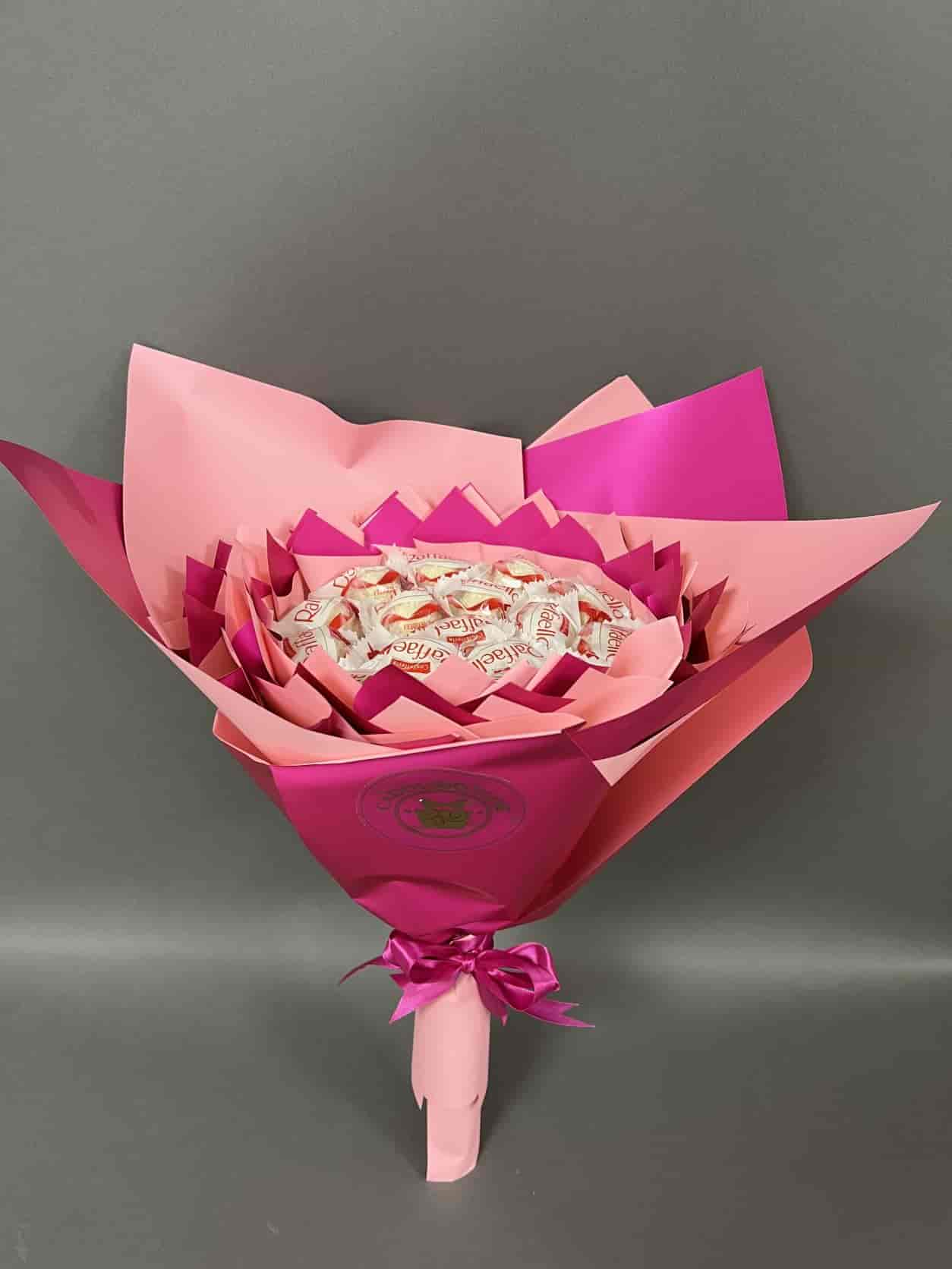 Букет из конфет "Розовое облако"