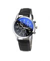 Unisex watch with black watchband CO 014