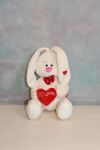 Зайчик с сердцем 35cm