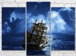 Pictura modulară "In marea furioasă"
