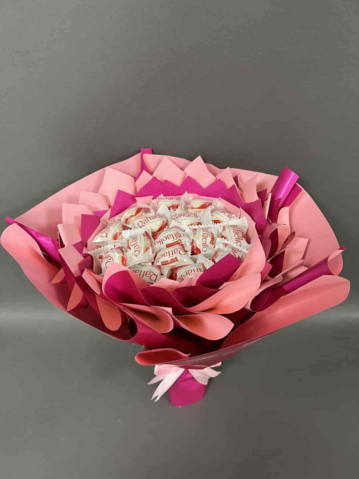 Букет из конфет "Розовое облако"