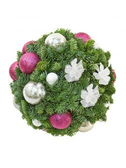 Christmas composition "Ice Flower"