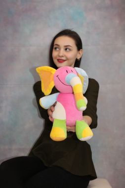 разноцветного слоника