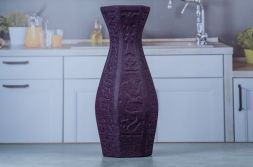 Vase "China" leather