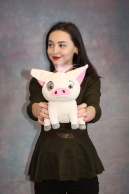 белого поросёнка 30 см