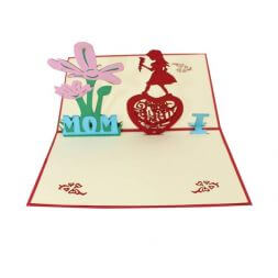 открытку с любовью для мамы