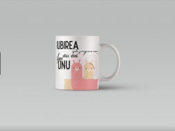 Чашка "Любовь из двух делает одно"