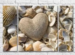 Pictura "Piatră în formă de inima"