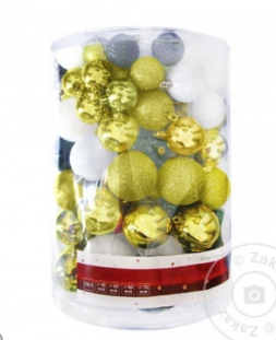 Set of Christmas balls 118 pieces