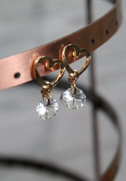 серёжки " Сердце "