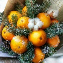 Buchet "Paradis din mandarinele"