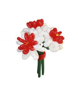 букет хризантем из воздушных шаров