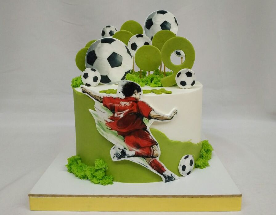 двухъярусный детский торт