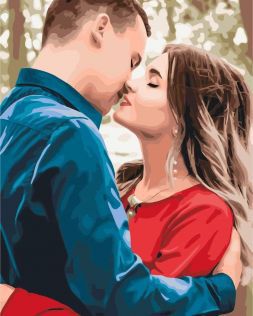 Painting by numbers from photo