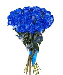 Buchet din trandafiri albastri