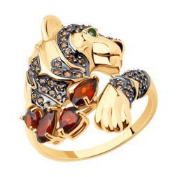 Кольцо из красного золота