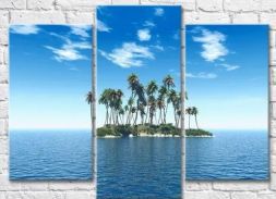 Pictura modulară "Insula mică"