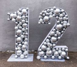 Объемные цифры на день рождения №9