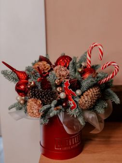 Рождественская композиция "Уют"