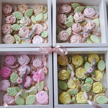 Безе в подарочной коробке 'Хрюшки'