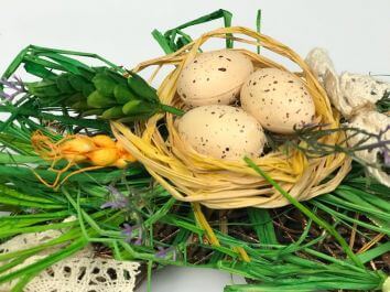 Композиция "Пасхальный венок"