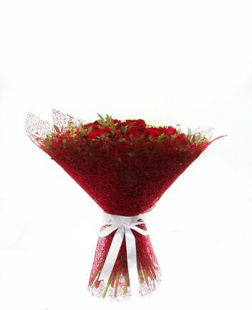 Сердце из роз