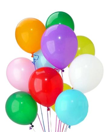 Balloons with helium