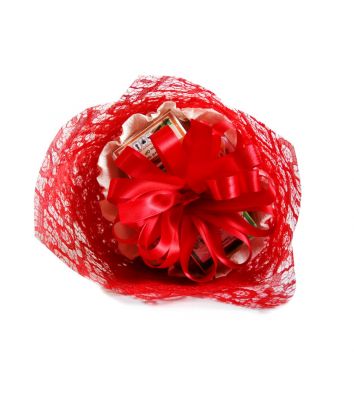 Букеты из конфет и чая