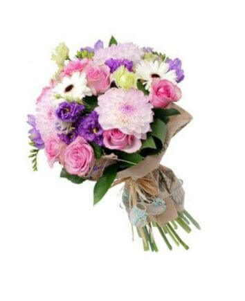 Букет из Роз и Георгин