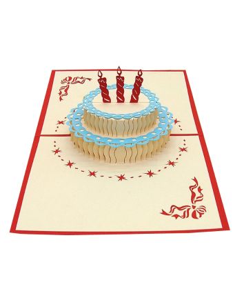 Открытка С днем рождения-бабочка