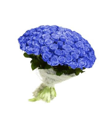 Букет из 39 синих роз