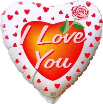 Фольгированный шарик "I love you"