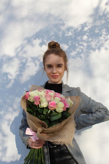 Букет "Бело-розовый"