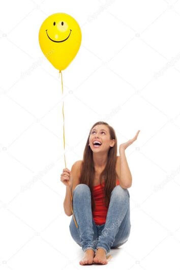 Balloon with helium "Smile"