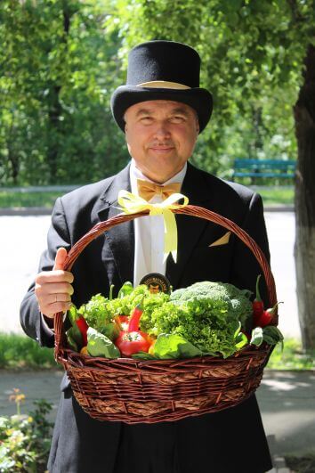 Корзина с овощами