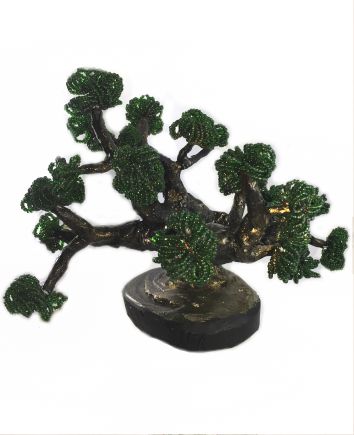Дерево из бисера "Бонсай маленький"