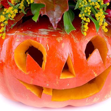 Композиция из тыквы «Halloween»