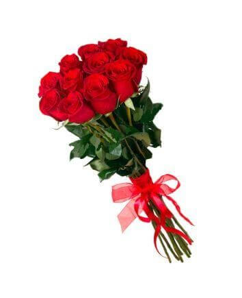 Букет из 25 голландских роз 120 см