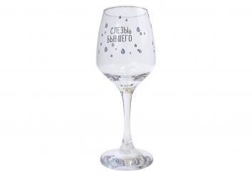 Glass "Tears of the ex"