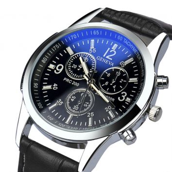 Unisex watch with black watchband CO 014