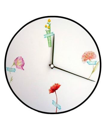 Маленькие круглые стеклянные часы