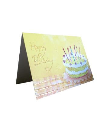 Открытка "Праздничный торт"