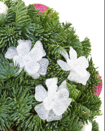 Christmas composition "Ice Flower"