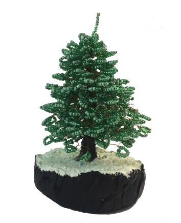 Пихта из бисера