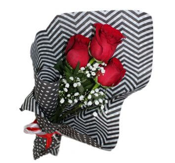 Одна красная роза 40 см