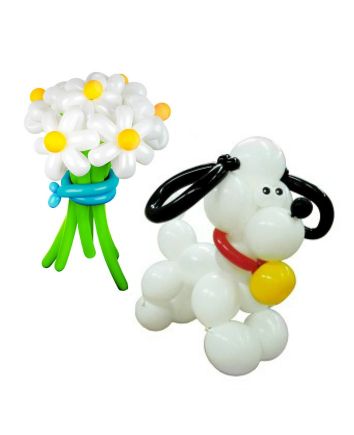 Собака из шаров