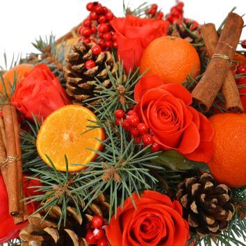 Композиция в коробке "К 31 декабря!"