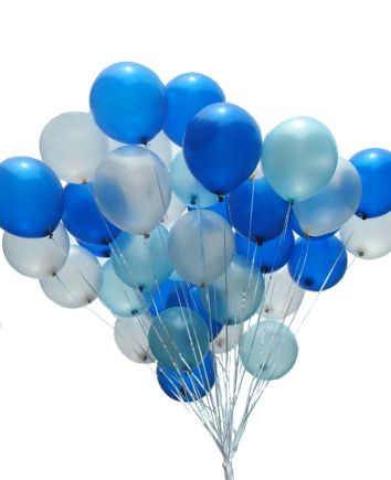Baloane colorate pentru baiețel