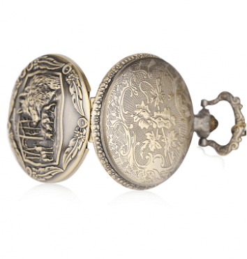 Карманные часы- Дикий Волк